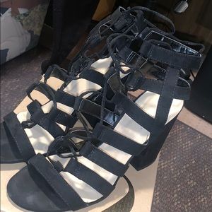 Comfortable Suede Block Heel